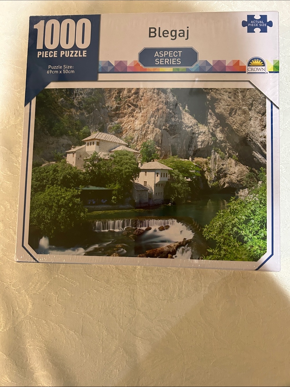 Blegaj Aspect Series 1000-Piece Puzzle - Scenic Green & Blue